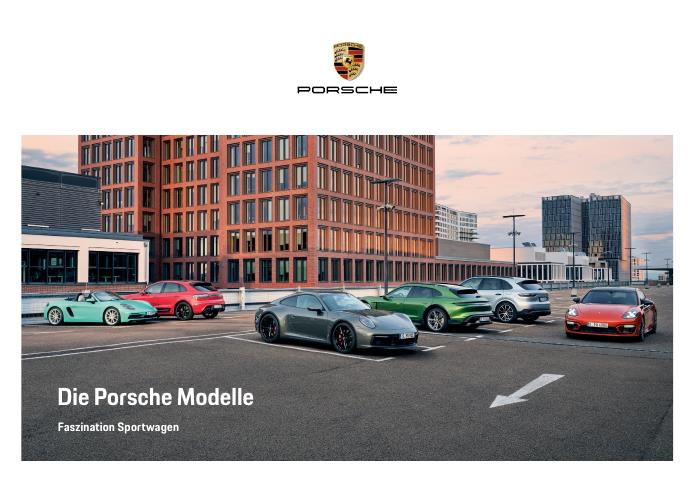 Рекламный буклет Porsche 992 MY GER